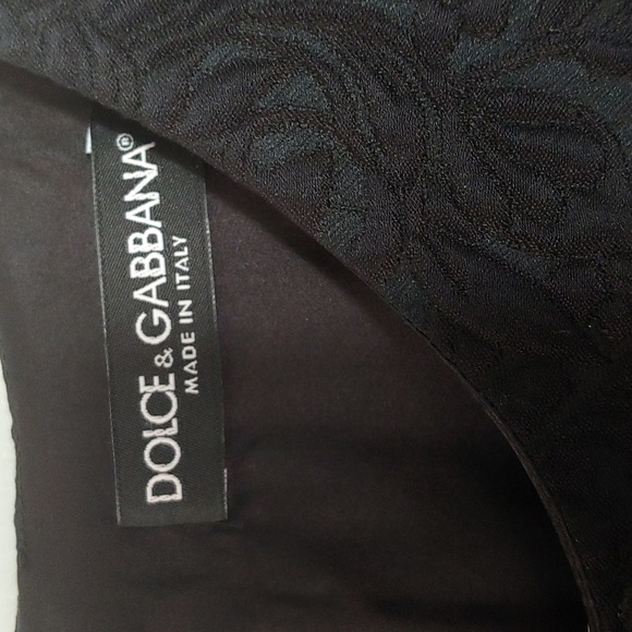 Dolce & Gabbana JACQUARD BUTTON-EMBELLISHED Dress - Picture 8 of 8